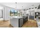 Modern kitchen featuring stainless steel appliances, a spacious island, and sleek countertops for culinary enthusiasts at 2710 Marchetti Pl, Henderson, NV 89044
