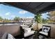 Inviting balcony with awning providing a relaxing outdoor seating area with neighborhood views at 3425 E Russell Rd # 202, Las Vegas, NV 89120
