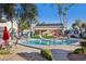 Community pool area featuring comfortable seating and a refreshing swimming pool at 3425 E Russell Rd # 202, Las Vegas, NV 89120