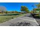 Well maintained green space with walking path and picnic benches at 3514 Punta Tersiva Ln, Henderson, NV 89044