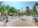 Picturesque park with picnic benches, mature trees, and well-maintained landscaping at 3514 Punta Tersiva Ln, Henderson, NV 89044