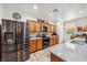 Well-equipped kitchen with stainless steel appliances, granite counters, and ample cabinet space at 4317 Via Vinci Ct, Pahrump, NV 89061