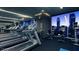 State-of-the-art fitness center with treadmills and skyline views, promoting a healthy and active lifestyle at 4381 W Flamingo Rd # 27309, Las Vegas, NV 89103