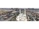 Wide aerial of the city and neighborhood, showing the location of the PALMS at 4381 W Flamingo Rd # 5318, Las Vegas, NV 89103