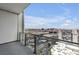 City skyline view from a private balcony with glass railings at 4381 W Flamingo Rd # 5318, Las Vegas, NV 89103