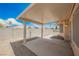 Patio area in backyard that offers ample shade, privacy, and an area to relax at 4412 Red Blanket Rd, North Las Vegas, NV 89032