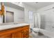 Bathroom with vanity and combination shower and tub at 4436 Hatch Bend Ave, North Las Vegas, NV 89031