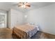 Cozy bedroom with carpet, a ceiling fan and neutral decor at 4436 Hatch Bend Ave, North Las Vegas, NV 89031
