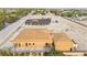 Aerial perspective of new construction on large lots ready for interior fit-out and customization at 5885 St Ebbes Ct, Las Vegas, NV 89131