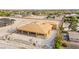 New home construction showing wood framing, beams, and roof structure ready for completion at 5885 St Ebbes Ct, Las Vegas, NV 89131