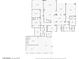 Detailed floor plan of the home's layout, showcasing spacious rooms and open design at 5885 St Ebbes Ct, Las Vegas, NV 89131