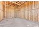 An unfinished storage area displaying exposed framing, ready to be customized for various organizational needs at 5885 St Ebbes Ct, Las Vegas, NV 89131