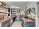 Stylish kitchen with stainless steel appliances and wooden countertops at 604 I, Boulder City, NV 89005