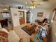 Cozy living room with unique wooden furniture and decorative accents at 6460 Wagon Wheel Ct, Pahrump, NV 89061