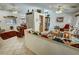 Spacious living room with comfortable seating and open layout at 6460 Wagon Wheel Ct, Pahrump, NV 89061