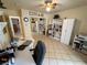 Bright office area with desk space and a mirrored closet area at 6460 Wagon Wheel Ct, Pahrump, NV 89061