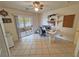 Bright office area with desk space and sliding glass door to the backyard at 6460 Wagon Wheel Ct, Pahrump, NV 89061