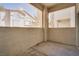 Enclosed patio with view of exterior buildings at 6480 Annie Oakley Dr # 314, Las Vegas, NV 89120