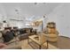 Spacious living room features modern decor and an open floor plan at 6631 Creeping Thyme St, Las Vegas, NV 89148