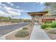 Beautiful entrance to Jade Ridge community featuring well manicured plants and landscaping at 6934 Alexandrite Peak St, Las Vegas, NV 89148