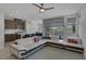 Inviting living area showcasing modern décor and seamless flow into the kitchen at 6934 Alexandrite Peak St, Las Vegas, NV 89148