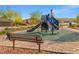 Community playground with modern equipment, benches, and well-maintained landscaping at 8668 Marcana St, Las Vegas, NV 89166