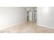 Neutral bedroom features tile flooring and multiple doors, providing easy access to other areas at 9000 Las Vegas Blvd # 1016, Las Vegas, NV 89123