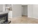Living room with tile floor, neutral paint, and fireplace at 9000 Las Vegas Blvd # 1016, Las Vegas, NV 89123