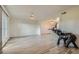Bright and airy living room featuring hardwood floors, a ceiling fan, and a stylish elephant statue at 1034 Tam O Shanter, Las Vegas, NV 89109