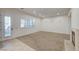 Bright living room with plantation shutters and French door at 10530 Eagle Nest St, Las Vegas, NV 89141