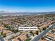 This aerial view showcases the desirable location and neighborhood charm at 1136 Casady Hollow Ave, Henderson, NV 89012