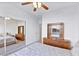 Bright bedroom with a mirrored closet and matching dresser at 1199 Golf Club, Laughlin, NV 89029