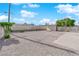 Backyard featuring a storage shed, tree and gravel landscaping at 1800 Atlantic St, Las Vegas, NV 89104