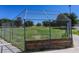 Outdoor field with a net enclosure, offering a secure space for sports or recreation at 208 W Alma St, Overton, NV 89040