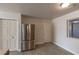 Bright kitchen space featuring a modern stainless steel refrigerator, ideal for everyday living at 208 W Alma St, Overton, NV 89040