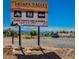 Moapa Valley Sign with information about local attractions and the Clark County Fair & Rodeo at 208 W Alma St, Overton, NV 89040