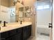 Bathroom with double vanity and tub/shower at 2585 Amazing Meadows Ave # 1007, North Las Vegas, NV 89031
