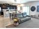 Open floor plan showcasing the kitchen, dining and living room areas at 2585 Amazing Meadows Ave # 1007, North Las Vegas, NV 89031