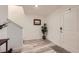 Inviting foyer with modern flooring, fresh paint, and ample lighting at 2845 Copper Wind Ln # 4, Las Vegas, NV 89183
