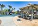 Enjoy the covered picnic tables with grill and playground for children in this outdoor community space at 2845 Copper Wind Ln # 4, Las Vegas, NV 89183