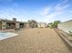 Large backyard with gravel, great for landscaping at 4009 Patterson Ave, Las Vegas, NV 89104