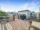 Brick patio with outdoor seating, barbecue, and desert landscaping at 4009 Patterson Ave, Las Vegas, NV 89104