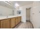 Bathroom features double sink vanity and access to shower at 4045 Oliver Sagebrush Dr, Las Vegas, NV 89122