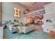 Spacious living room with high ceilings, modern decor, and open floor plan; perfect for entertaining at 5096 Thunder River Cir, Las Vegas, NV 89148