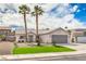 Lovely single-story home features desert landscaping and a two-car garage at 7413 Red Eagle St, Las Vegas, NV 89131