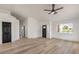 Spacious living area features wood floors, and plenty of natural light at 7413 Red Eagle St, Las Vegas, NV 89131