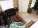 Airy, bright living room offers great natural light and contemporary furnishings at 1004 Windy Ferrell Ave, North Las Vegas, NV 89081