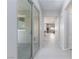 Hallway leading to the patio with modern flooring at 10251 Tiger Milkweed St, Las Vegas, NV 89141