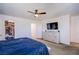 Spacious main bedroom with a walk-in closet and ample storage space at 104 Pollentia Ave, North Las Vegas, NV 89084
