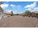 Large backyard featuring desert landscaping, offering a serene and private outdoor setting at 10809 Clarion Ln, Las Vegas, NV 89134